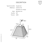 Suspension vintage repensée